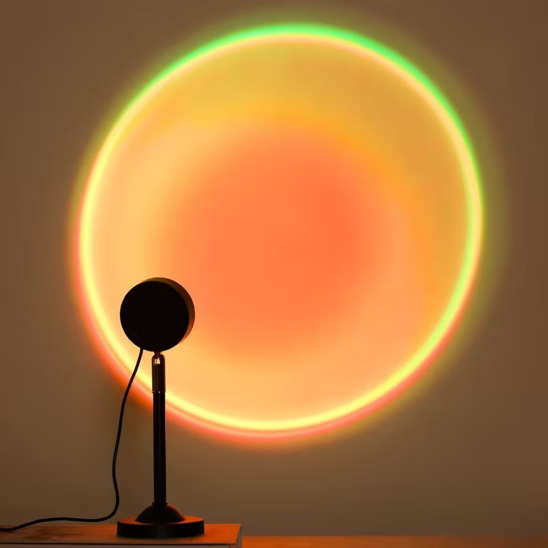 16-Color LED Sunset Projection Lamp